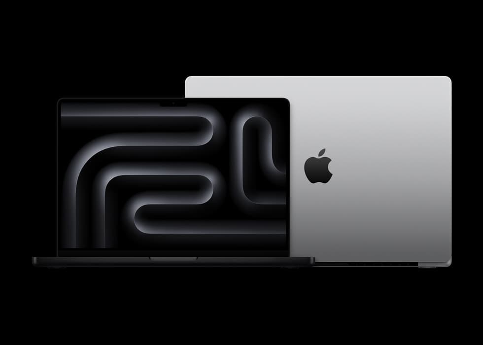 MacBook Pro lineup showing professional laptops with high performance displays